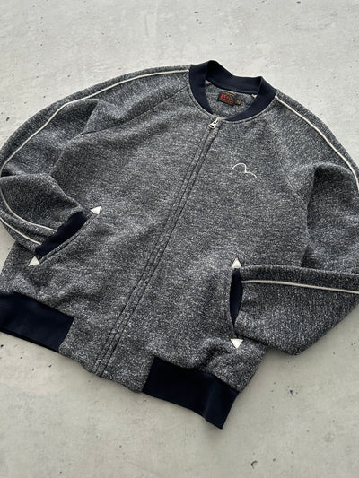 Evisu Embroidered Koi Zip Up Sweatshirt (Women's S)