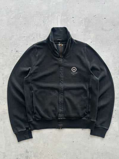 AW/05 Stone Island Denims Embroidered Logo Zip Up Jumper (S)