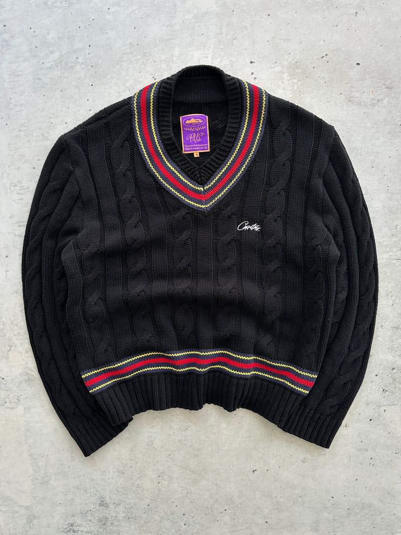 AW/23 Corteiz Wimbledon Cable Knit Jumper (XL)