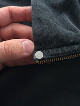 AW/05 Stone Island Denims Embroidered Logo Zip Up Jumper (S)