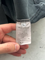 AW/05 Stone Island Denims Embroidered Logo Zip Up Jumper (S)