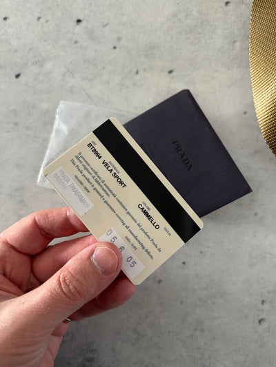 00's Prada Nylon Crossbody / Messenger Bag (One Size)