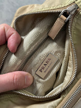 00's Prada Nylon Crossbody / Messenger Bag (One Size)