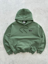 Lacoste big logo Heavyweight Pullover Hoodie (M)