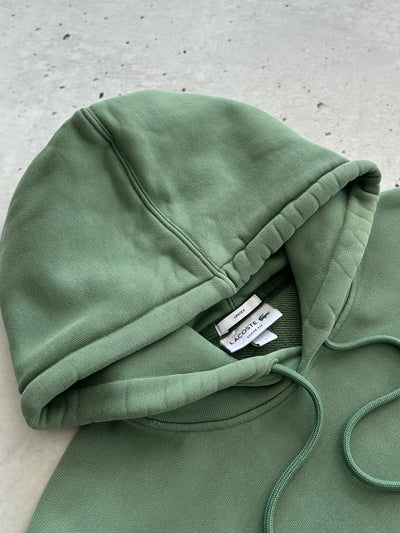 Lacoste big logo Heavyweight Pullover Hoodie (M)