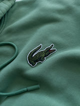 Lacoste big logo Heavyweight Pullover Hoodie (M)
