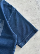 Stussy Script Heavyweight Denim Look T Shirt (S)