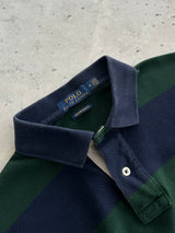 Ralph Lauren Stripe Long Sleeve Polo Shirt (M)