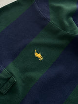 Ralph Lauren Stripe Long Sleeve Polo Shirt (M)