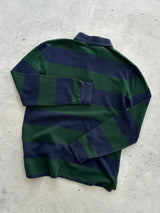 Ralph Lauren Stripe Long Sleeve Polo Shirt (M)