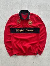 Ralph Lauren Embroidered Logo Long Sleeve Polo Shirt (Women's M)