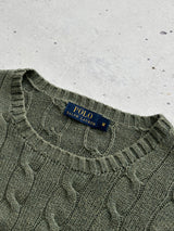 Ralph Lauren Crewneck Cable Knit Jumper (M)
