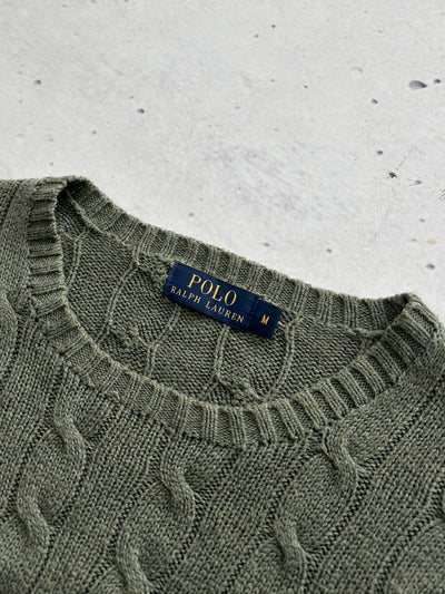 Ralph Lauren Crewneck Cable Knit Jumper (M)