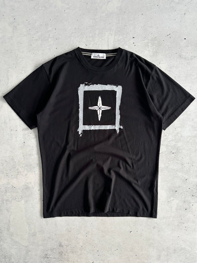 SS/21 Stone Island Compass Logo T Shirt (L)
