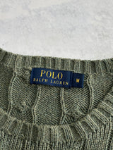 Ralph Lauren Crewneck Cable Knit Jumper (M)