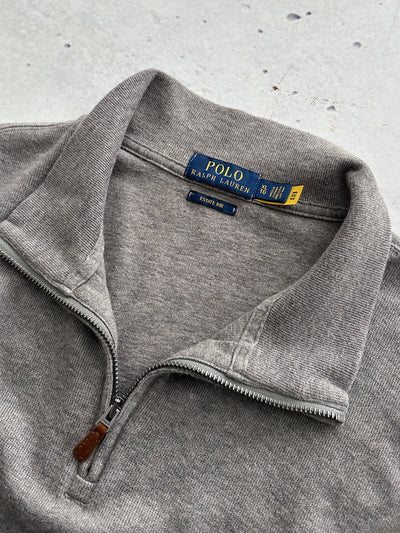 Ralph Lauren 1/4 Zip Estate Rib Pullover Jumper (XL)