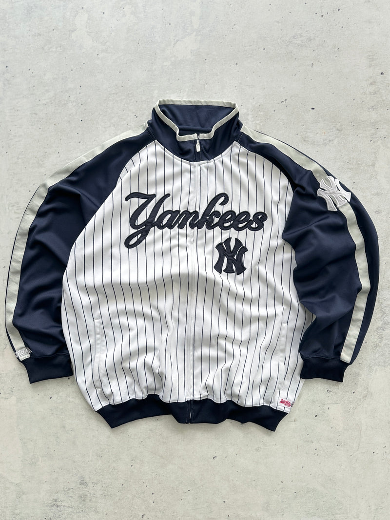 New York Yankees Pinstripe Track Jacket (XXL)