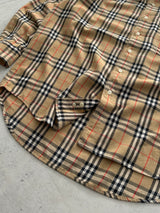 Burberry Nova Check Long Sleeve Flannel Shirt (L)