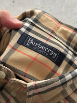 Burberry Nova Check Long Sleeve Flannel Shirt (L)