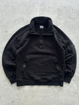 CP Company Lens Heavyweight 1/4 Zip Sweatshirt (S)