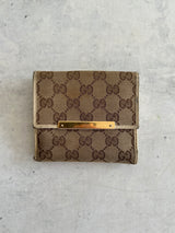 Vintage Gucci GG Canvas Wallet (One Size)