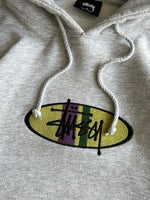 Stussy embroidered heavyweight pullover hoodie (S)