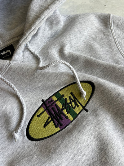 Stussy embroidered heavyweight pullover hoodie (S)
