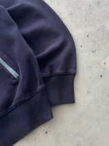 YSL Embroidered Logo Ribbed Zip Up Hoodie (M)