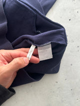 YSL Embroidered Logo Ribbed Zip Up Hoodie (M)