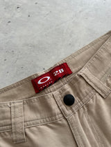 90's Oakley Baggy skull embroidered Cargo Shorts (W28)