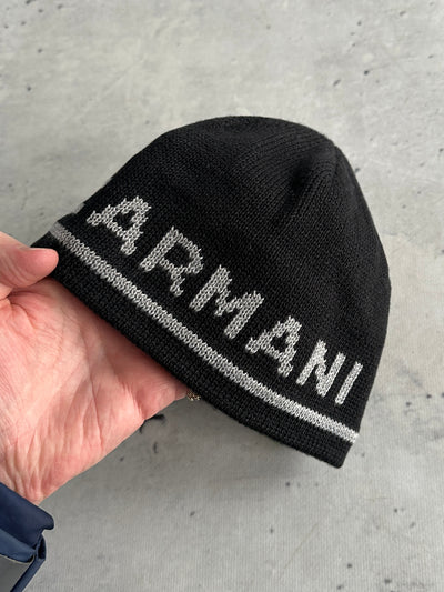 00's Armani Jeans Wool Knit Beanie (S/M)