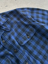 90's Ralph Lauren Heavyweight Gingham Button Up Overshirt (M)
