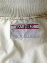 Vintage Avirex nylon padded varsity bomber jacket (L)