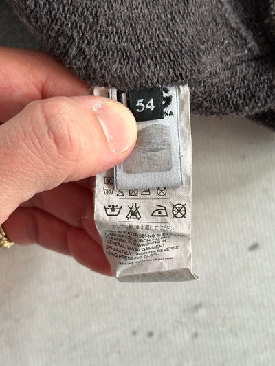 00's Dolce & Gabbana heavyweight embroidered Zip Up Sweatshirt (L)