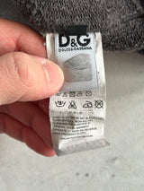 00's Dolce & Gabbana heavyweight embroidered Zip Up Sweatshirt (L)