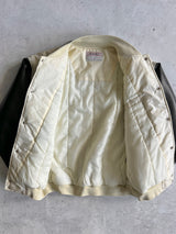 Vintage Avirex nylon padded varsity bomber jacket (L)