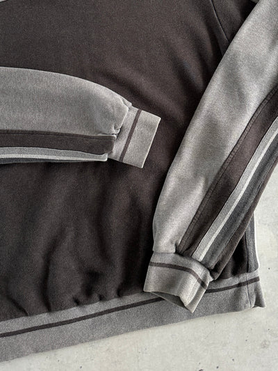 00's Dolce & Gabbana heavyweight embroidered Zip Up Sweatshirt (L)