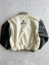 Vintage Avirex nylon padded varsity bomber jacket (L)