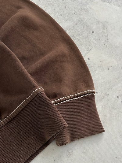 00's True Religion gradient embroidered sun Zip Up Hoodie (XL)