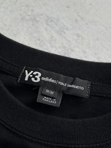 Y-3 Yohji Yamamoto Adidas embroidered Craft T Shirt (M)