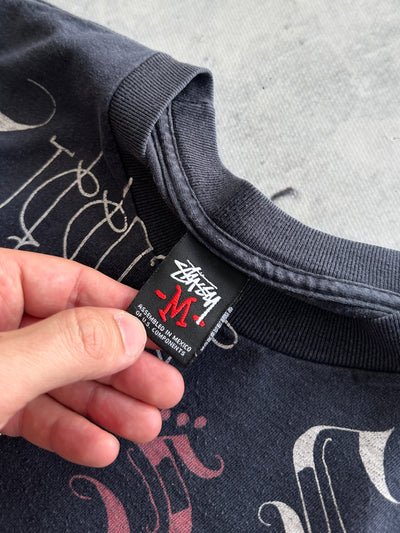 00's Stussy Devil Scribble T Shirt (M)