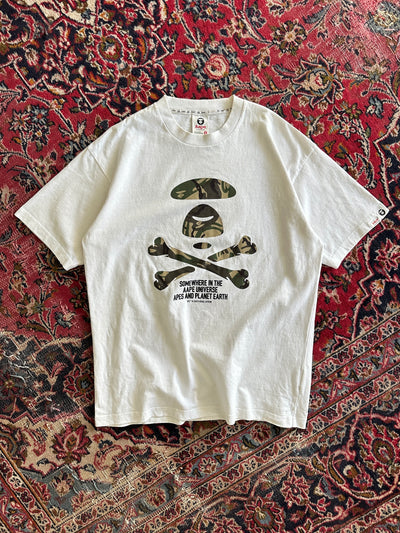 AAPE By A Bathing Ape Camo Bones T Shirt (M)