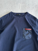 Prada Sport Nylon Pocket Long Sleeve T Shirt (S)