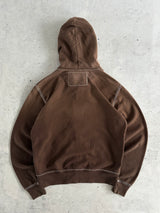 00's True Religion gradient embroidered sun Zip Up Hoodie (XL)