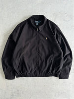 90's Ralph Lauren lined Zip Up Harrington Jacket (XL)