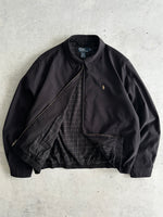 90's Ralph Lauren lined Zip Up Harrington Jacket (XL)