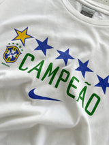 2002 Nike Brazil World Cup Champions T Shirt (XL)