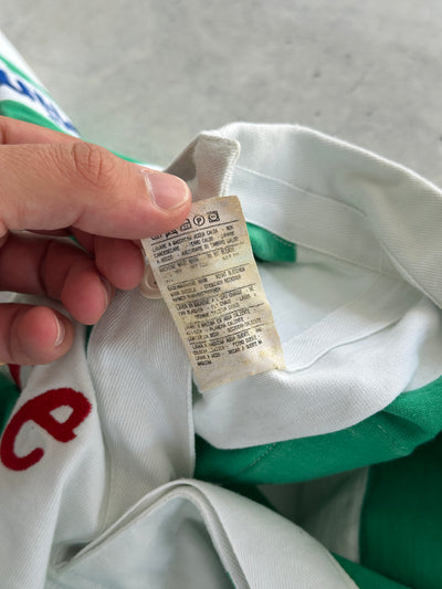 2005/06 Benetton Treviso player issue Heavyweight Stripe Rugby Shirt (L)
