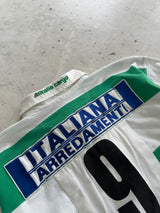 2005/06 Benetton Treviso player issue Heavyweight Stripe Rugby Shirt (L)