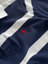 Vintage Ralph Lauren Stripe rugby Polo Shirt (S)